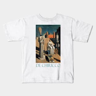 The Disquieting Muse by Giorgio de Chirico Kids T-Shirt